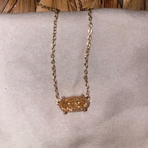 Gold Druzy Kendra Scott Necklace
